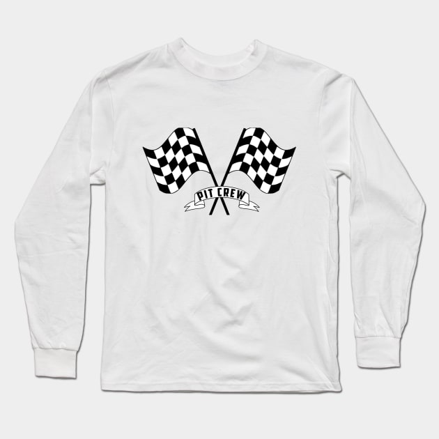 Pit Crew Long Sleeve T-Shirt by SrboShop